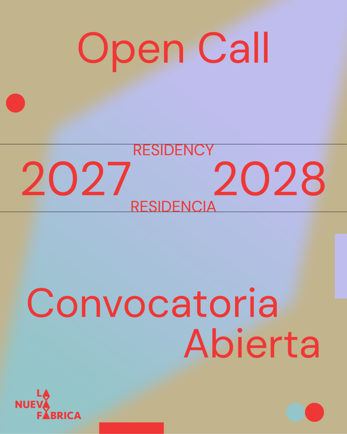 Our 2027–2028 residency open call is now open!